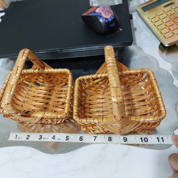 Set of Mini Super Cute Baskets Perfect for Trick or Treating Easter Egg Hunting - Picture 4 of 6